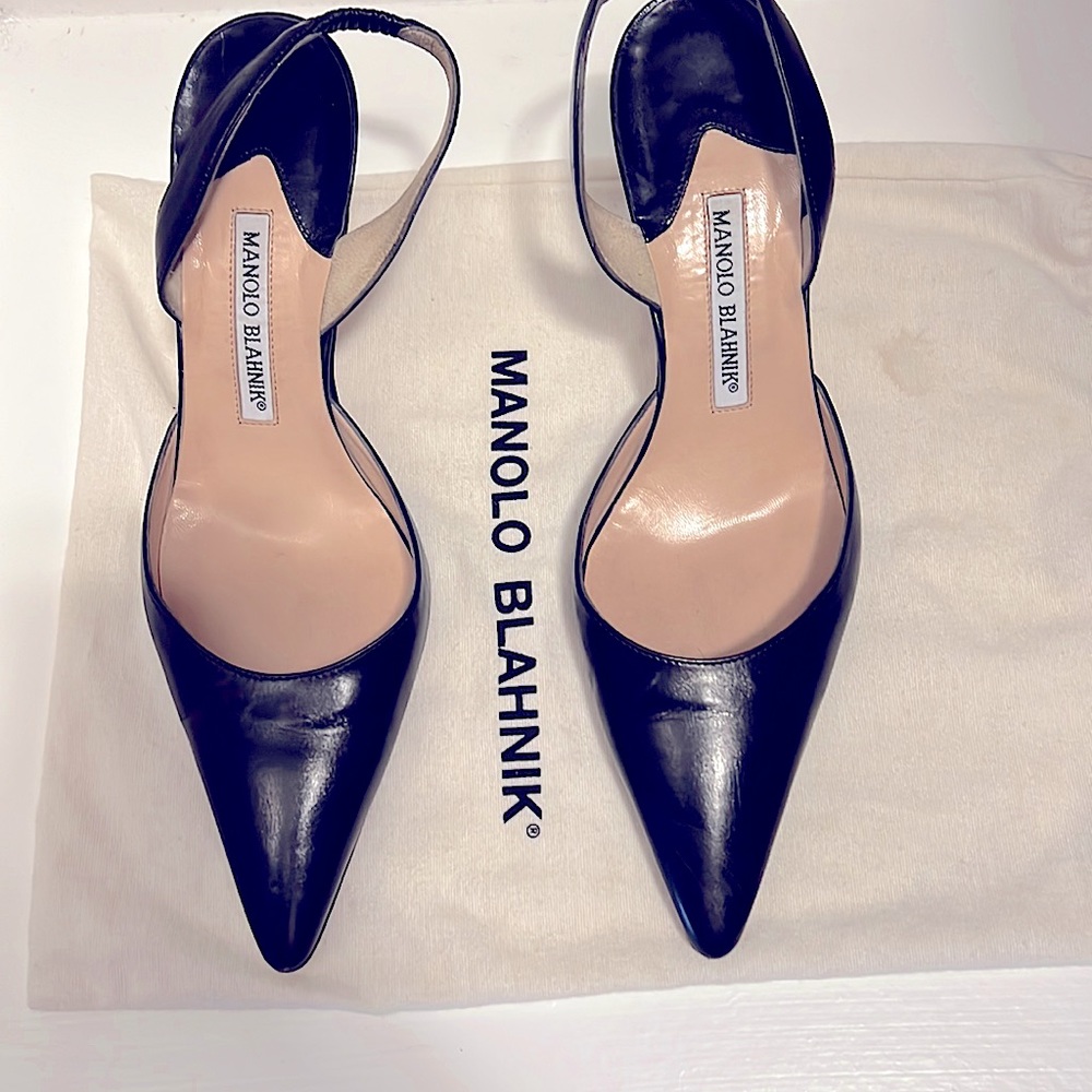 Manola Blahnik shoes. Purchased at Neiman Marcus.  Shoes are 38.5